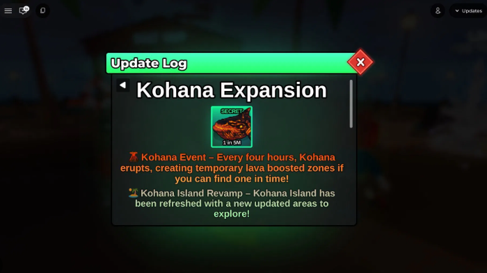 Fish It Kohana Island Revamp
